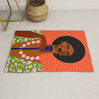 Jazz Art - A Soulful Serenade Rug Gallery Image 1