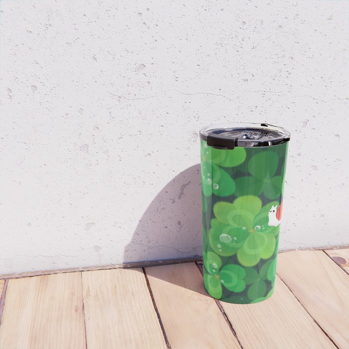 Happy lucky snail Travel Mug Gallery Image 4
