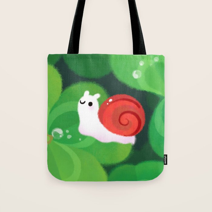 Happy lucky snail Tote Bag Gallery Image 1