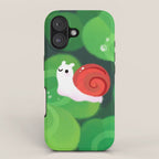 Happy lucky snail iPhone Case Gallery Image 1