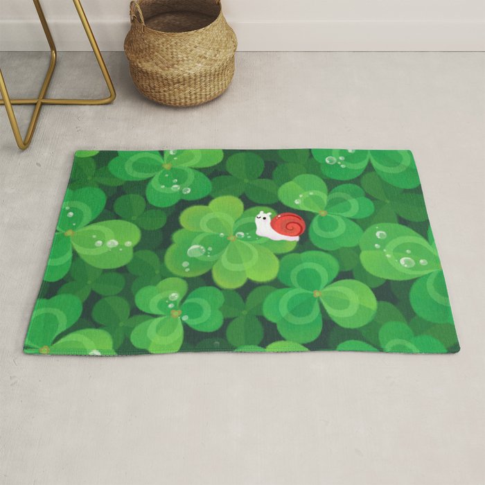 Happy lucky snail Rug Gallery Image 1
