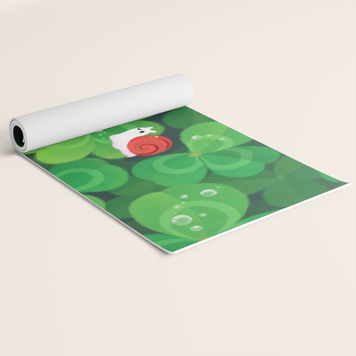 Happy lucky snail Yoga Mat Gallery Image 2