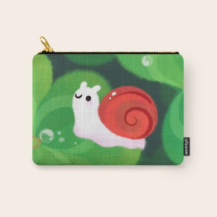 Happy lucky snail Carry All Pouch Gallery Image 1