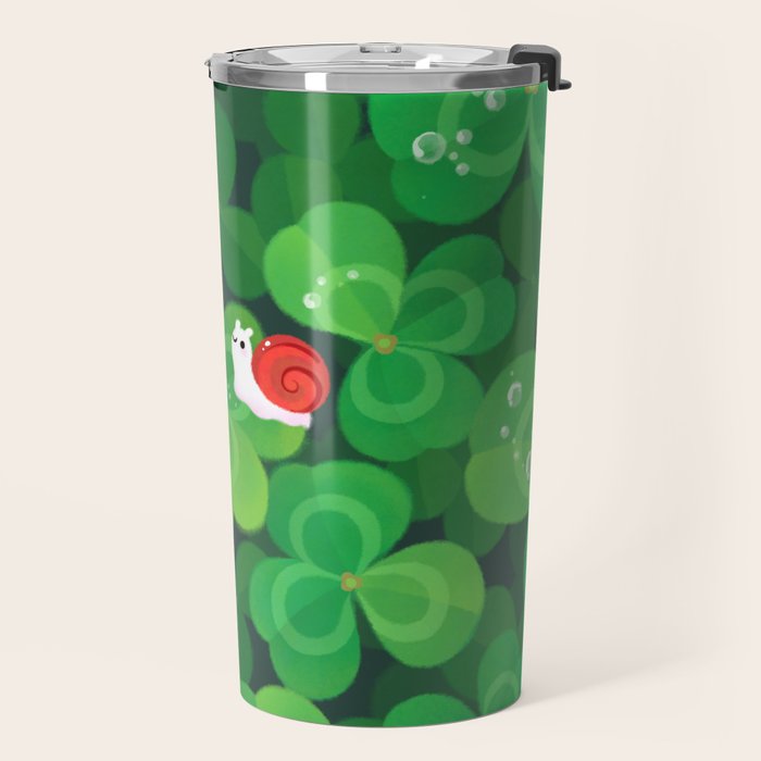 Happy lucky snail Travel Mug Gallery Image 2