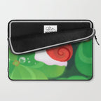 Happy lucky snail Laptop Sleeve Gallery Image 2