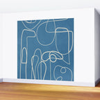 Lines in Space 5 Wall Mural Gallery Image 2