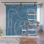 Lines in Space 5 Wall Mural Gallery Image 1