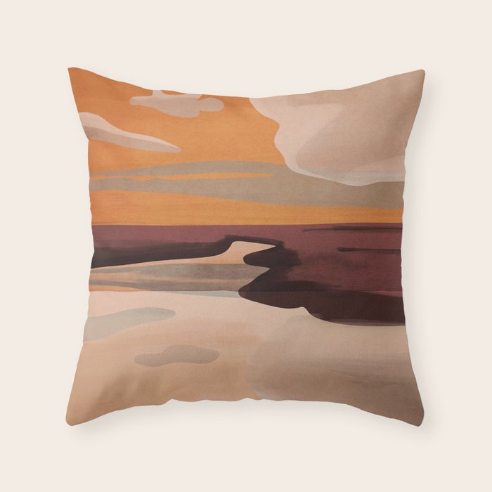 Abstract Art Landscape 70 Throw Pillow Gallery Image 6