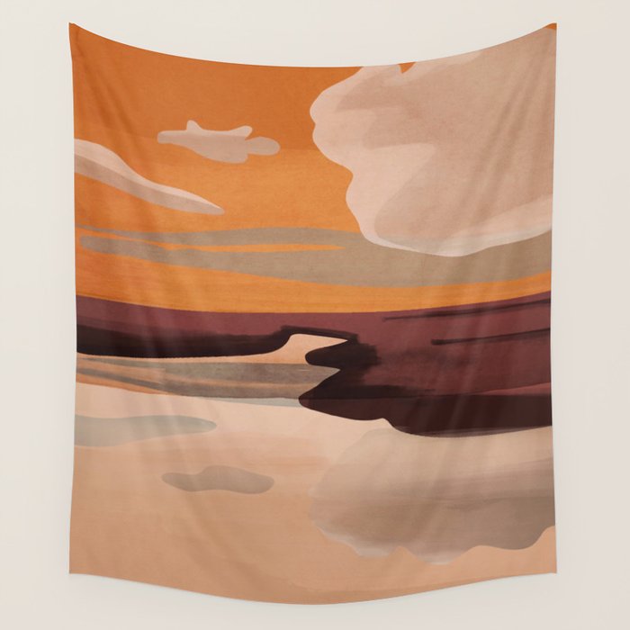 Abstract Art Landscape 70 Wall Tapestry Gallery Image 4