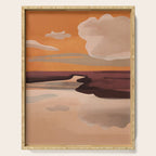 Abstract Art Landscape 70 Serving Tray Gallery Image 1