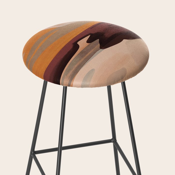 Abstract Art Landscape 70 Stool Gallery Image 2