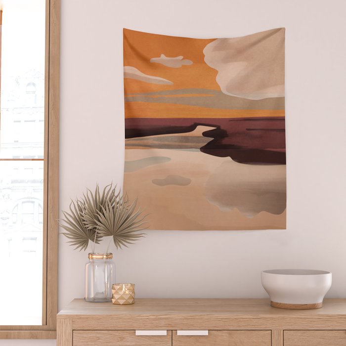 Abstract Art Landscape 70 Wall Tapestry Gallery Image 2