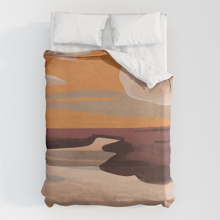 Abstract Art Landscape 70 Duvet Cover Gallery Image 1