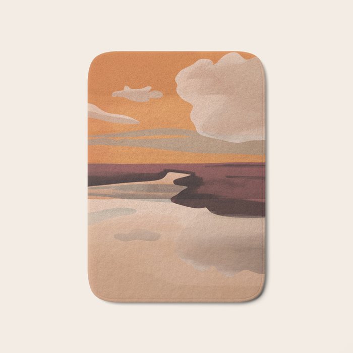 Abstract Art Landscape 70 Bath Mat Gallery Image 1