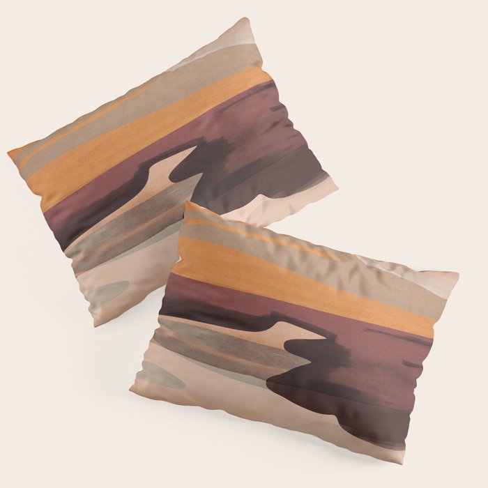 Abstract Art Landscape 70 Pillow Sham Gallery Image 3