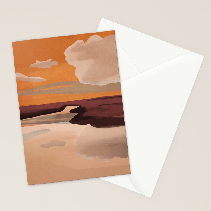 Abstract Art Landscape 70 Stationery Card Gallery Image 2