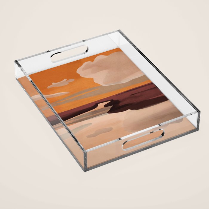 Abstract Art Landscape 70 Acrylic Tray Gallery Image 1