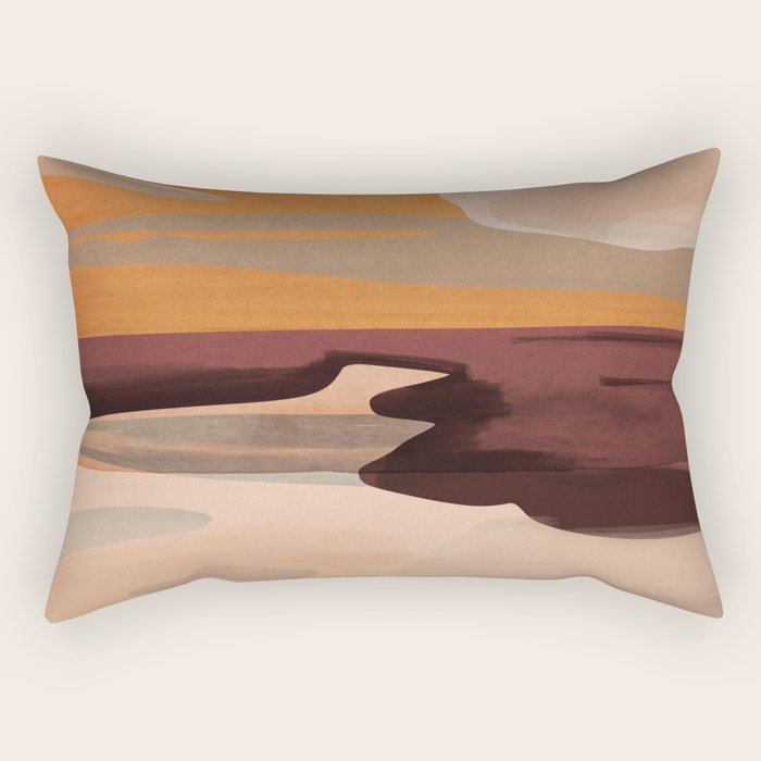 Abstract Art Landscape 70 Rectangular Pillow Gallery Image 1