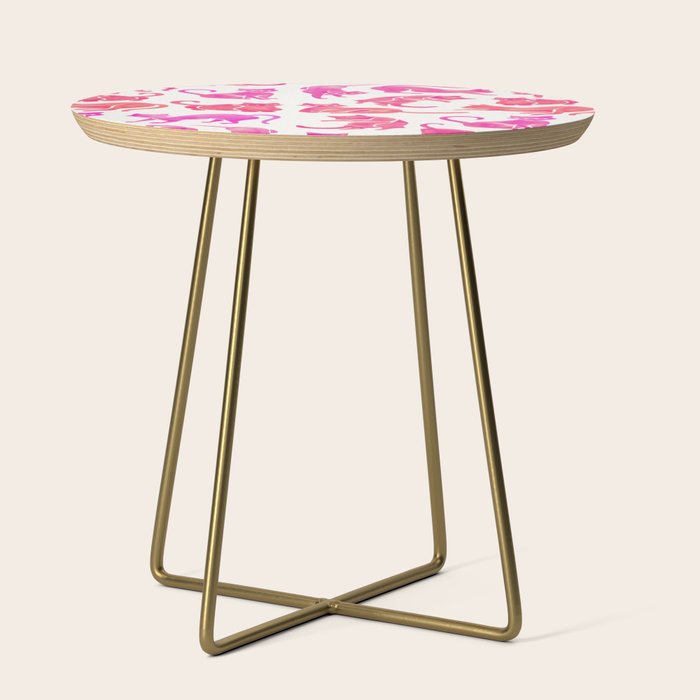 Cat Positions - Pink OmbrÃ© Palette Side Table Gallery Image 1
