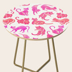 Cat Positions - Pink OmbrÃ© Palette Side Table Gallery Image 2