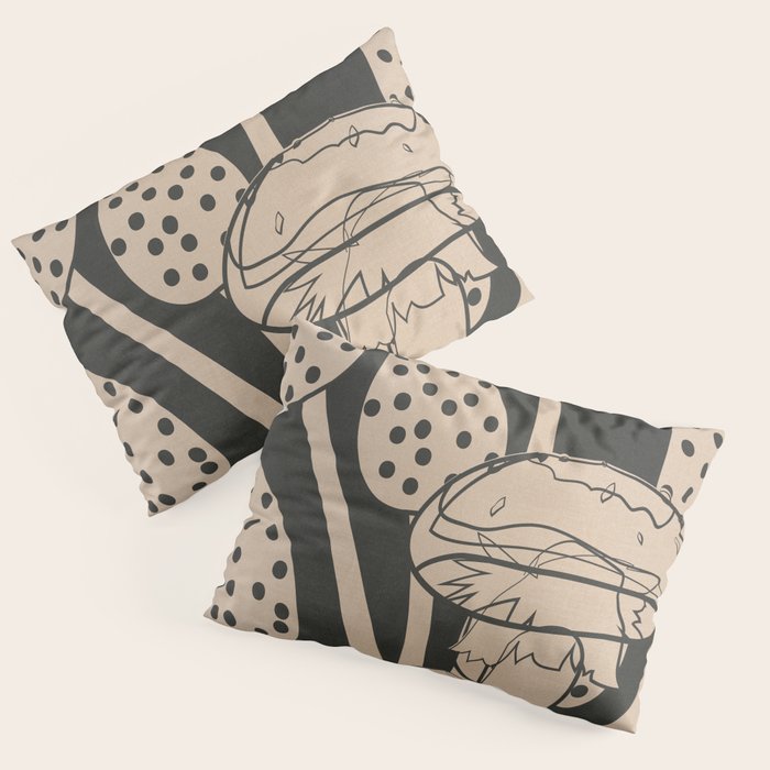Abstract Mushrooms 1 Pillow Sham Gallery Image 3