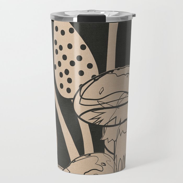 Abstract Mushrooms 1 Travel Mug Gallery Image 1
