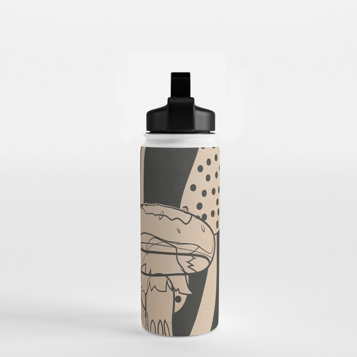 Abstract Mushrooms 1 Water Bottle Gallery Image 2