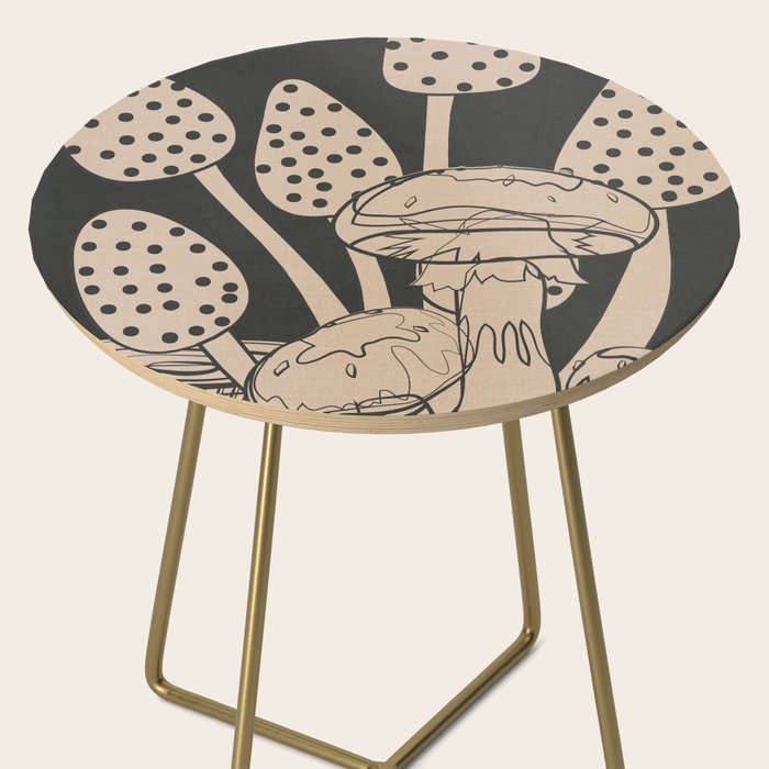 Abstract Mushrooms 1 Side Table Gallery Image 2