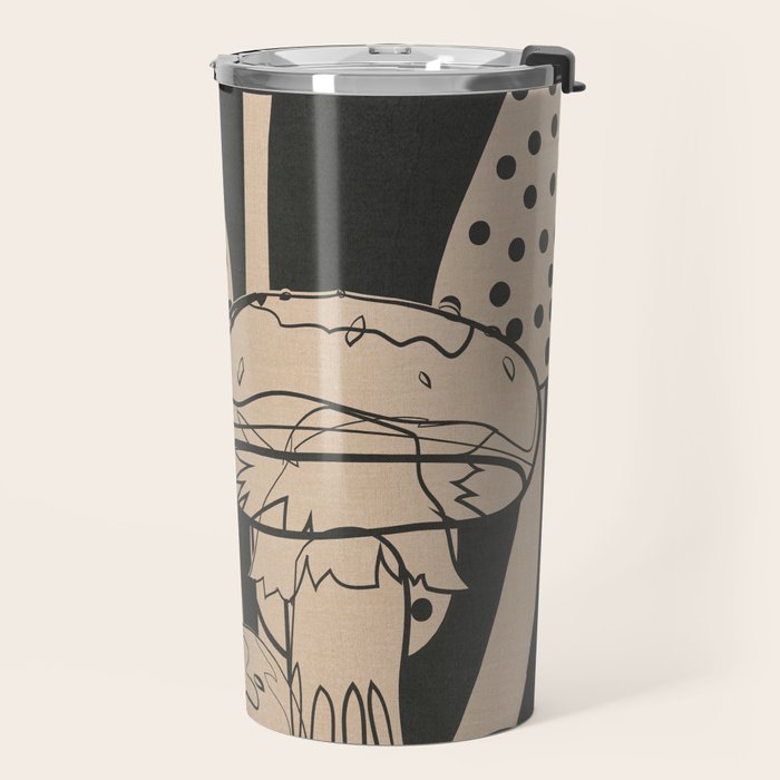 Abstract Mushrooms 1 Travel Mug Gallery Image 2