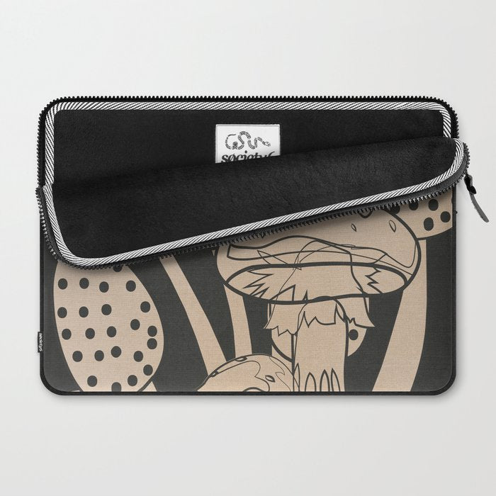 Abstract Mushrooms 1 Laptop Sleeve Gallery Image 2
