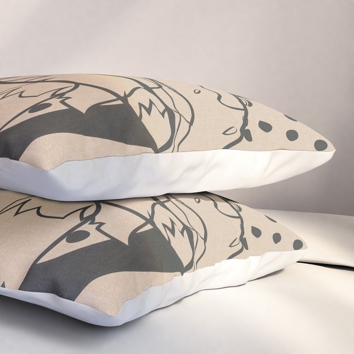 Abstract Mushrooms 1 Pillow Sham Gallery Image 3