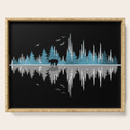 The Sounds Of Nature - Music Sound Wave Serving Tray Gallery Image 1