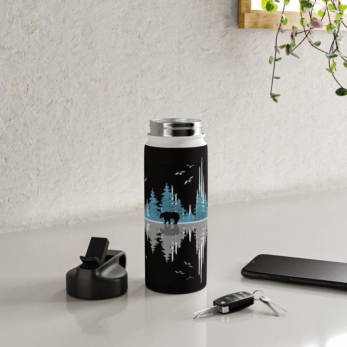 The Sounds Of Nature - Music Sound Wave Water Bottle Gallery Image 4