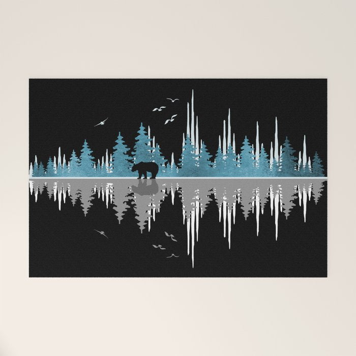 The Sounds Of Nature - Music Sound Wave Welcome Mat Gallery Image 1