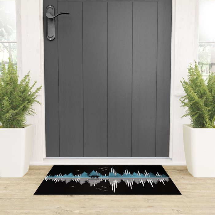 The Sounds Of Nature - Music Sound Wave Welcome Mat Gallery Image 3