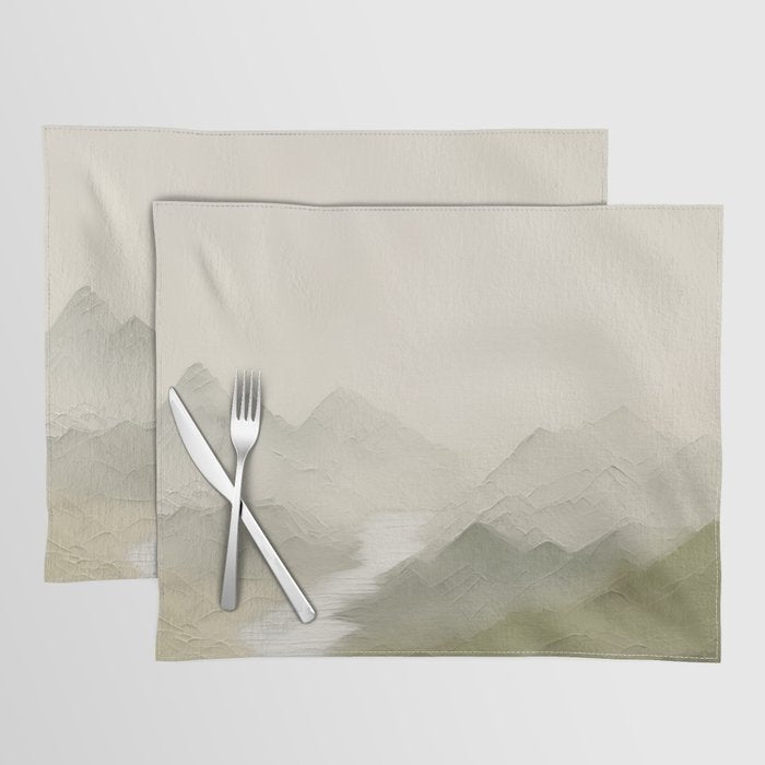 Sage Landscape III Placemat Gallery Image 1