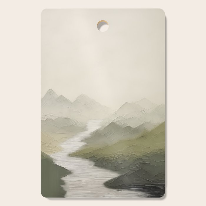 Sage Landscape III Cutting Board Gallery Image 1