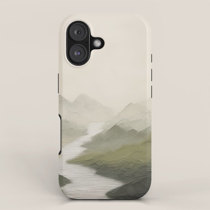 Sage Landscape III iPhone Case Gallery Image 1