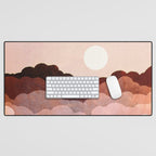 Amber Clouds Desk Mat Gallery Image 1