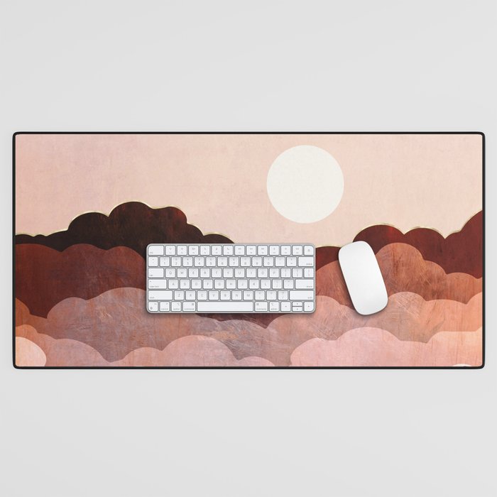 Amber Clouds Desk Mat Gallery Image 1