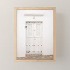 The White door | Vejer de La Frontera | Spain travel photography Mini Art Print Gallery Image 1