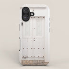 The White door | Vejer de La Frontera | Spain travel photography iPhone Case Gallery Image 1