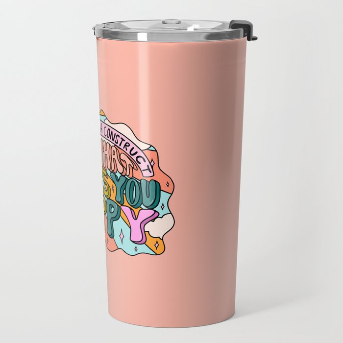 Do What Makes You Happy Travel Mug Gallery Image 2