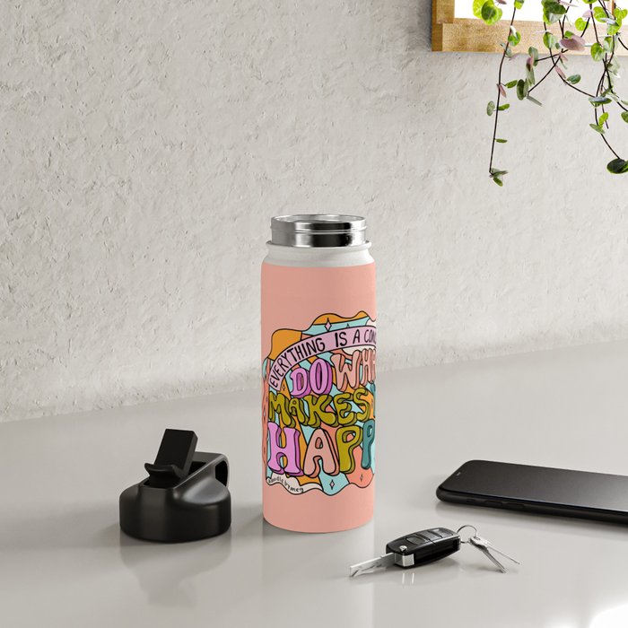 Do What Makes You Happy Water Bottle Gallery Image 4