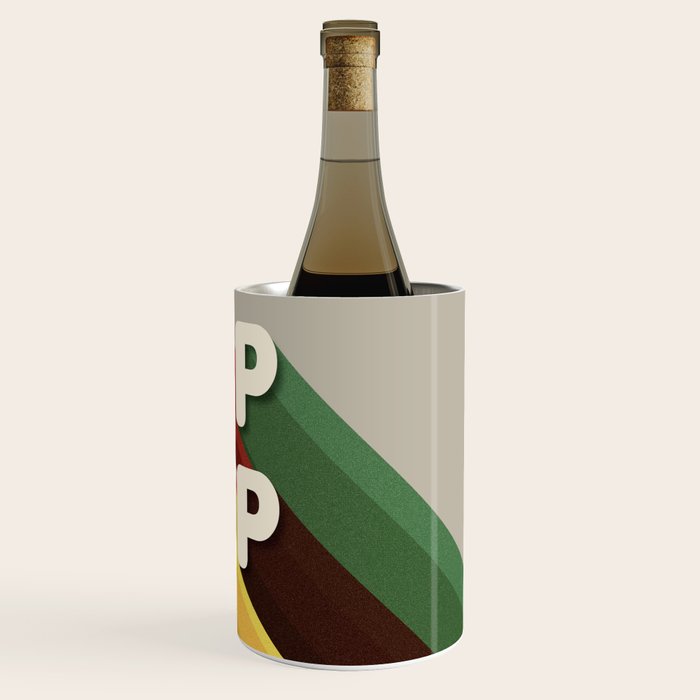 HIP HOP - retro typography Wine Chiller Gallery Image 3