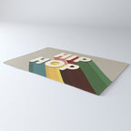 HIP HOP - retro typography Rug Gallery Image 3