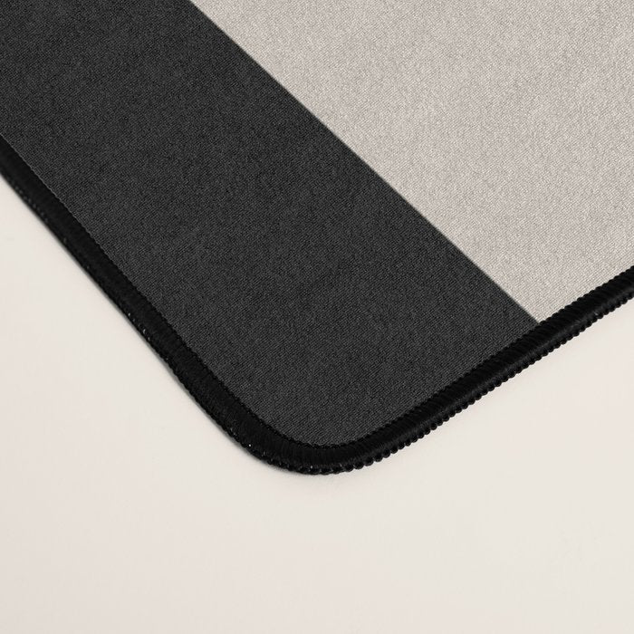Hollywood Regency 261 Scandi Black and Linen White Desk Mat Gallery Image 4