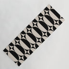 Hollywood Regency 261 Scandi Black and Linen White Yoga Mat Gallery Image 1