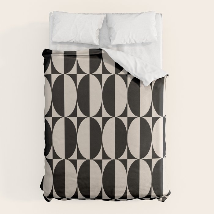 Hollywood Regency 261 Scandi Black and Linen White Duvet Cover Gallery Image 6