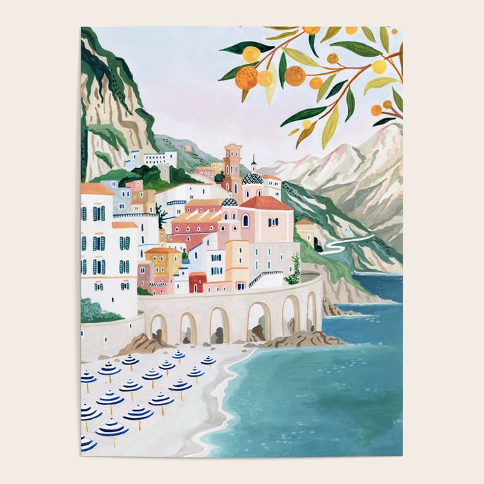 Atrani, Amalfi Coast Poster Gallery Image 4